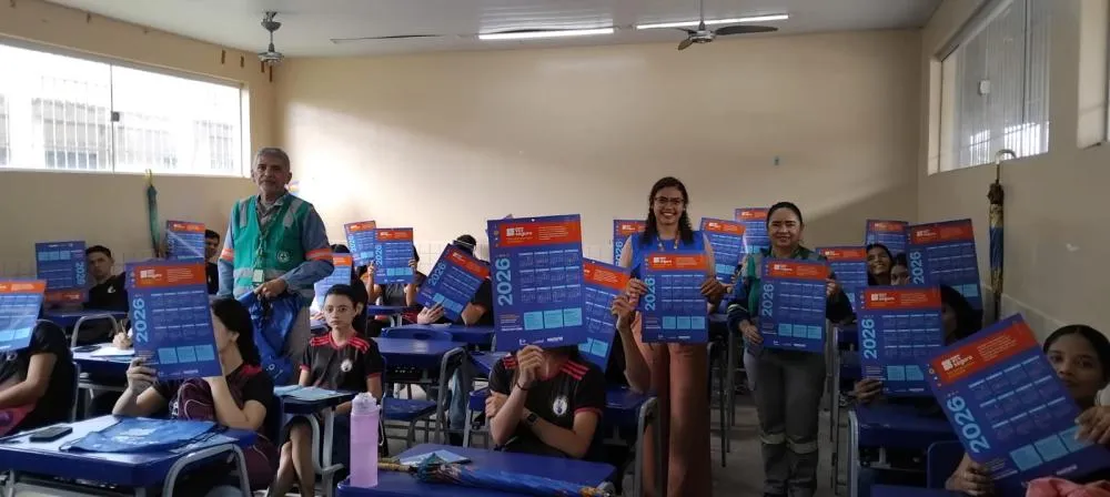 Projeto VC+ Seguro leva orientações sobre segurança e conscientização no trânsito a estudantes de Santarém Novo